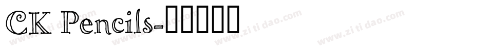 CK Pencils字体转换